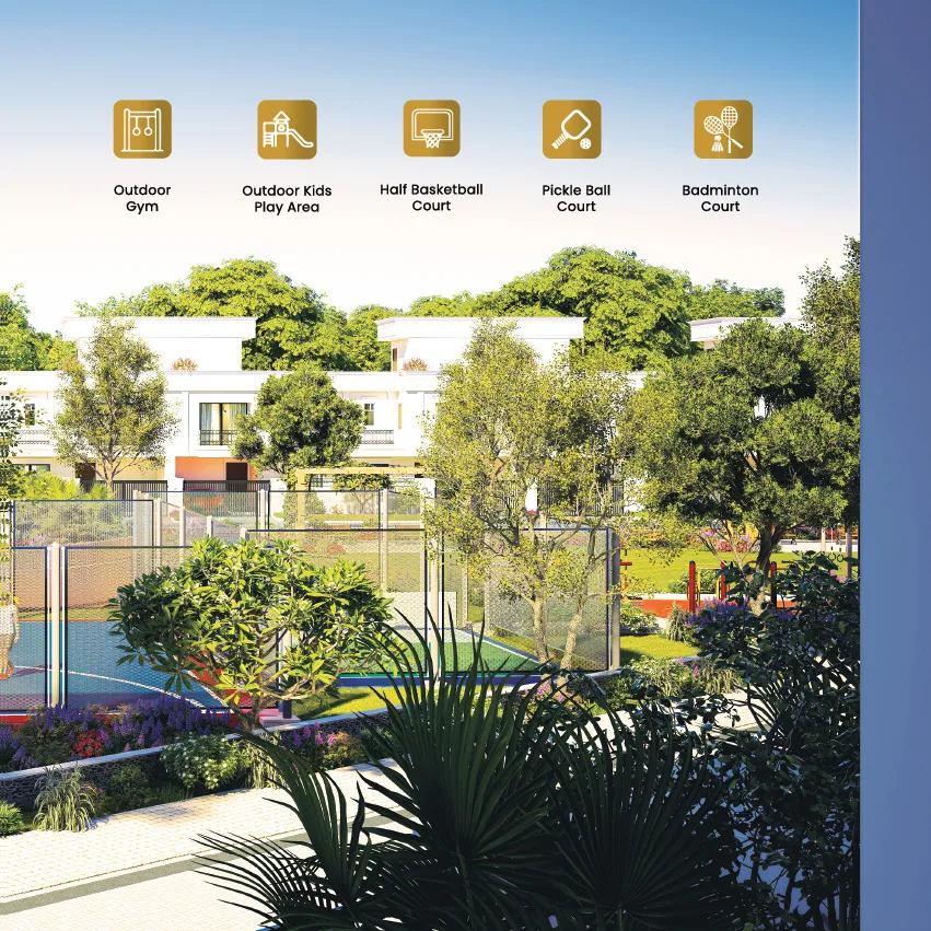 Sahu Kalpana North Avenue — Sports courts and kids play area